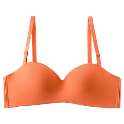 Gorgeous Invisible Push Up Bra - Sexy Wire Free Strapless Bra Top - Lingerie Brassiere Seamless Underwear (D27)(TSB1)