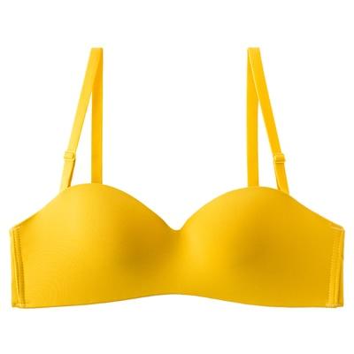 Gorgeous Invisible Push Up Bra - Sexy Wire Free Strapless Bra Top - Lingerie Brassiere Seamless Underwear (D27)(TSB1)