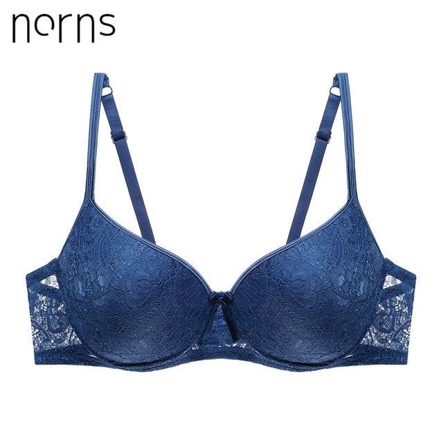 Great Women's Large Size Bra - Solid Color - Deep V Sexy Lingerie Bow Tie Single Bra (TSB2)(F27)