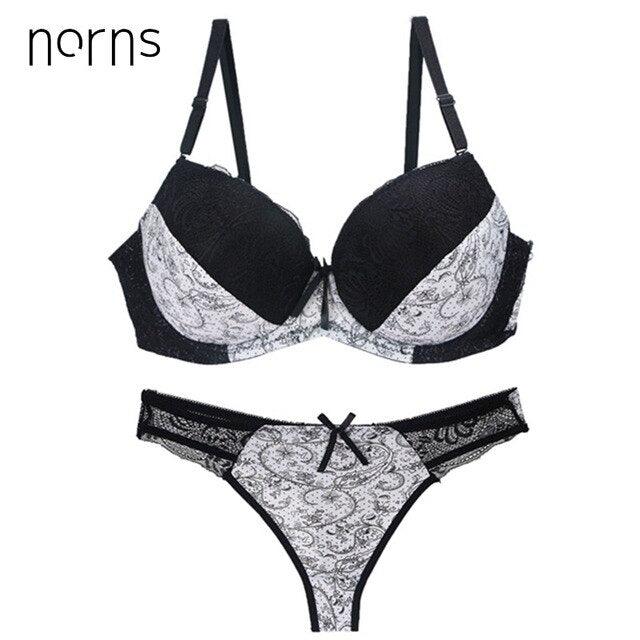 Amazing Women Underwear Set - Plus Size Lingerie Set - Push Up Female Underwear (TSB4)