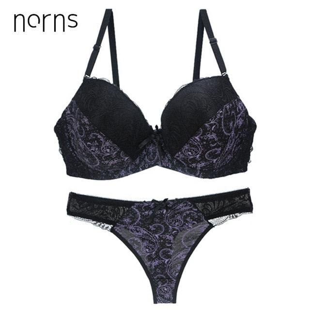 Amazing Women Underwear Set - Plus Size Lingerie Set - Push Up Female Underwear (TSB4)