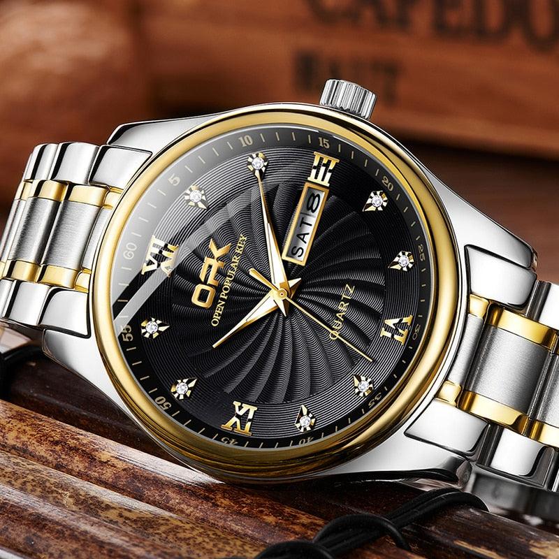 Men's Watch - Fashion Waterproof Dress Casual Business Sports Digital Watch (1U84)(MA9)