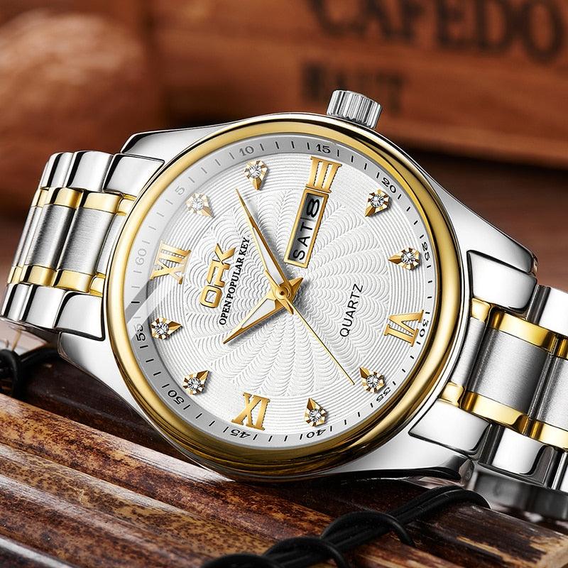 Men's Watch - Fashion Waterproof Dress Casual Business Sports Digital Watch (1U84)(MA9)
