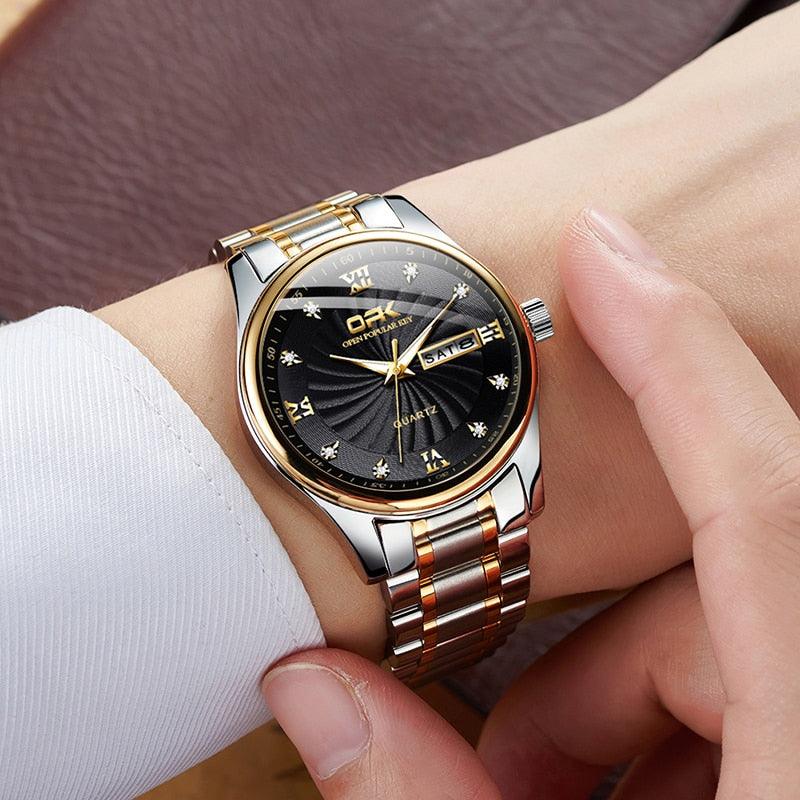 Men's Watch - Fashion Waterproof Dress Casual Business Sports Digital Watch (1U84)(MA9)