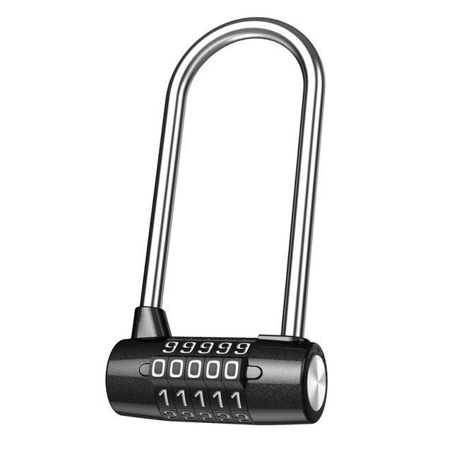 5 Digit Combination Lock - Waterproof Security Padlock Outdoor Safety Lock (LT6)