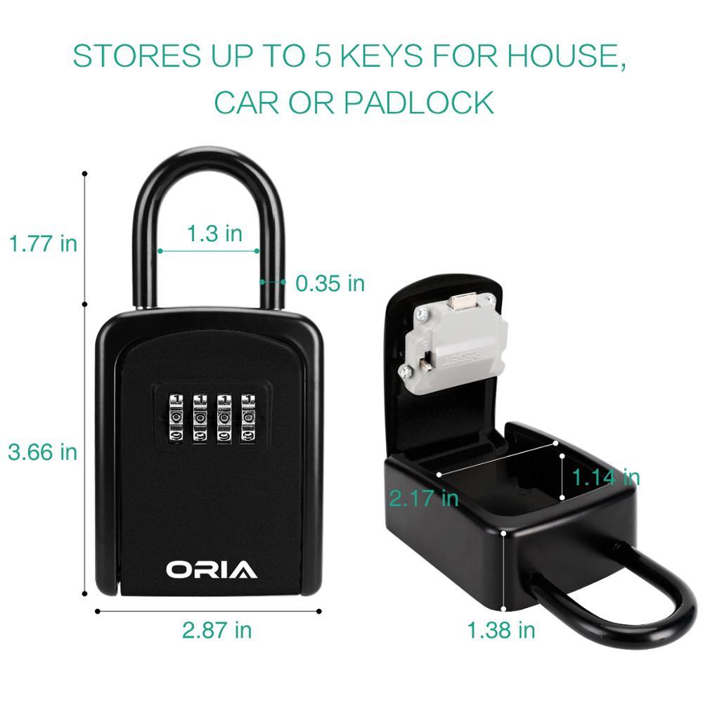 Trending Key Lock Box - Wall Mounted Key Safe Box Weatherproof 4 Digit Combination Key (LT6)