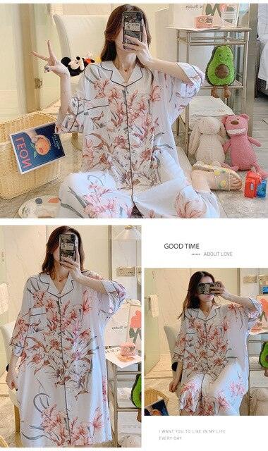 Great Sleeping Long Style Sleep Shirts Nightgown - Sexy Lingerie - Summer Femme Nightdress (1U90)