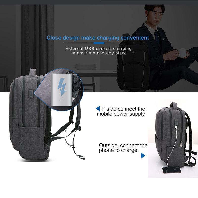 17 Inch Laptop Backpack With USB Charging - Men's Backpacks - Large Capacity Business Daypack (3MA1)