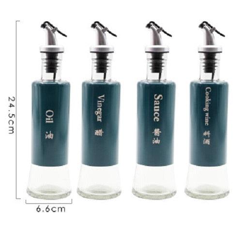Olive Oil Sprayer Vinegar Bottles Can ABS Lock Plug Seal Leak-proof -Liquor Dispenser (D61)(AK9)