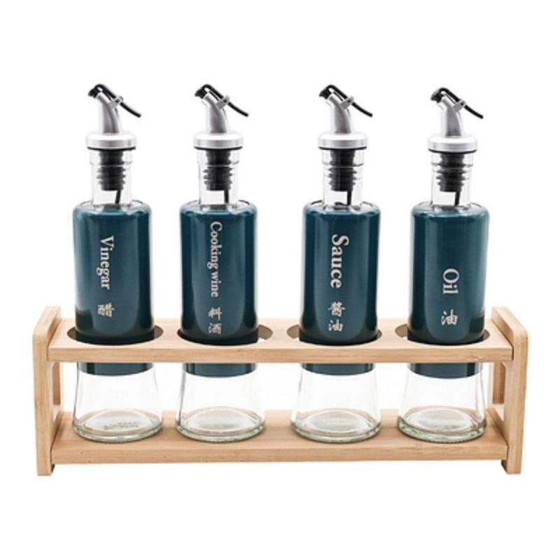 Olive Oil Sprayer Vinegar Bottles Can ABS Lock Plug Seal Leak-proof -Liquor Dispenser (D61)(AK9)