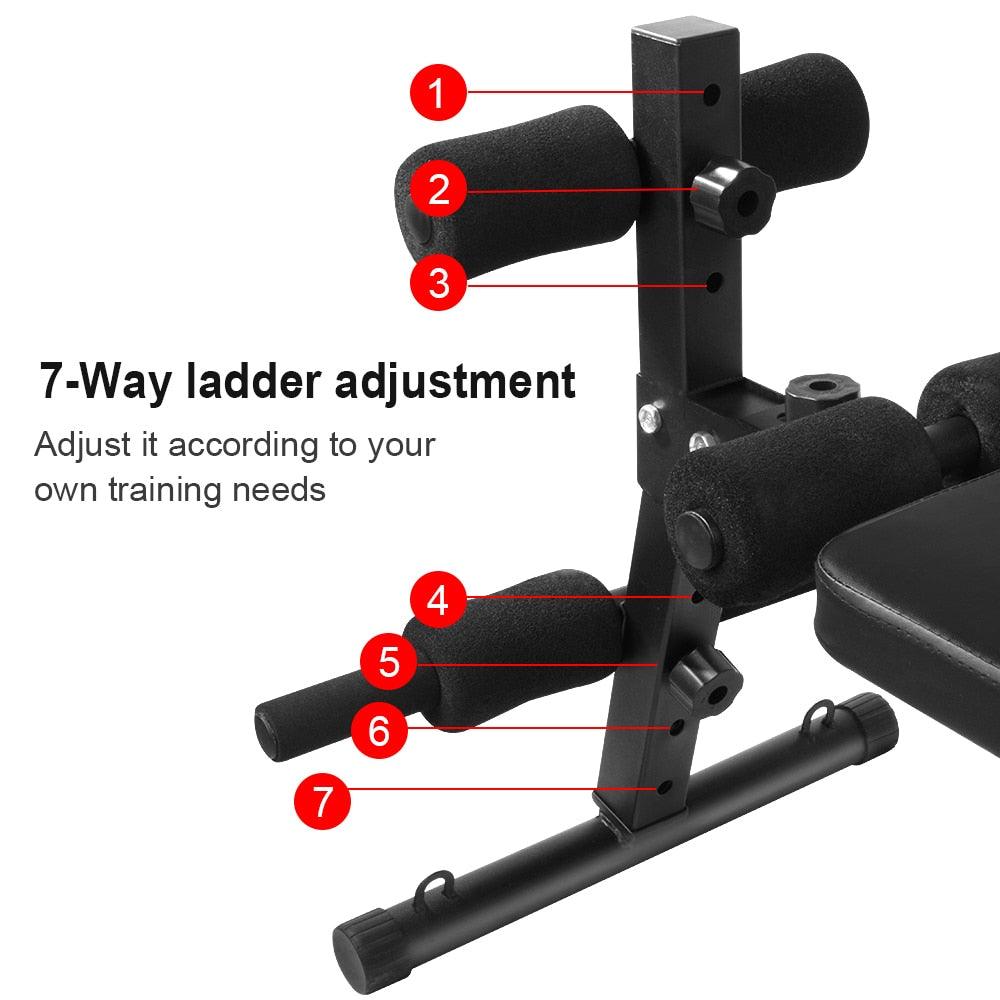 OneTwoFit Bench Press Gym Abs Foldable Sit-up Bench Fitness Equipment for Home Indoor Gym (FH)(1U80)