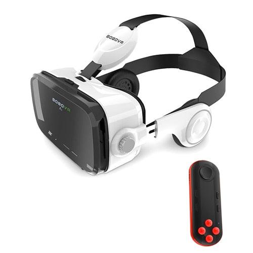 Original BOBOVR Z4 Leather 3D Cardboard Helmet Virtual Reality VR Glasses Headset Stereo BOBO VR for 4-6' Mobile Phone (D55)(RG)(1U55)