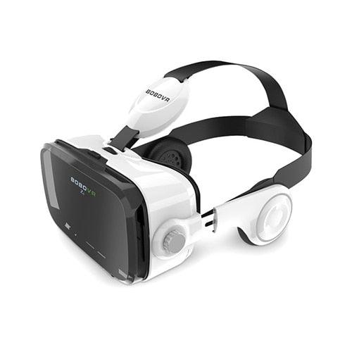 Original BOBOVR Z4 Leather 3D Cardboard Helmet Virtual Reality VR Glasses Headset Stereo BOBO VR for 4-6' Mobile Phone (D55)(RG)(1U55)