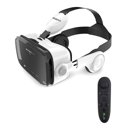 Original BOBOVR Z4 Leather 3D Cardboard Helmet Virtual Reality VR Glasses Headset Stereo BOBO VR for 4-6' Mobile Phone (D55)(RG)(1U55)