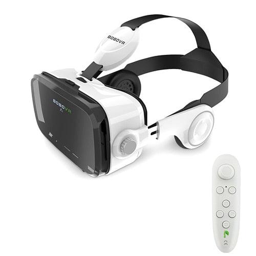 Original BOBOVR Z4 Leather 3D Cardboard Helmet Virtual Reality VR Glasses Headset Stereo BOBO VR for 4-6' Mobile Phone (D55)(RG)(1U55)