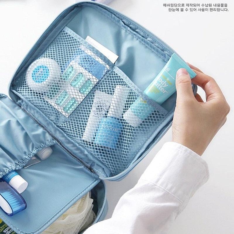 Outdoor Girl Makeup Bag - Women Cosmetic Bag -Toiletries Organizer Waterproof (2U79)