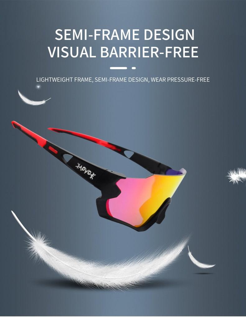 Outdoor Photochromic Cycling Glasses - Motorcycle Sunglasses UV400 (MA6)