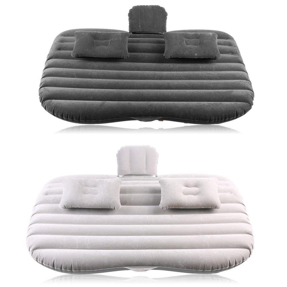 Oversea Car Inflatable Bed - Back Seat Mattress Airbed - Rest Sleep Travel Camping Black/Gray Car Accessories (1U105)(6LT1)(1U89)(3LT1)