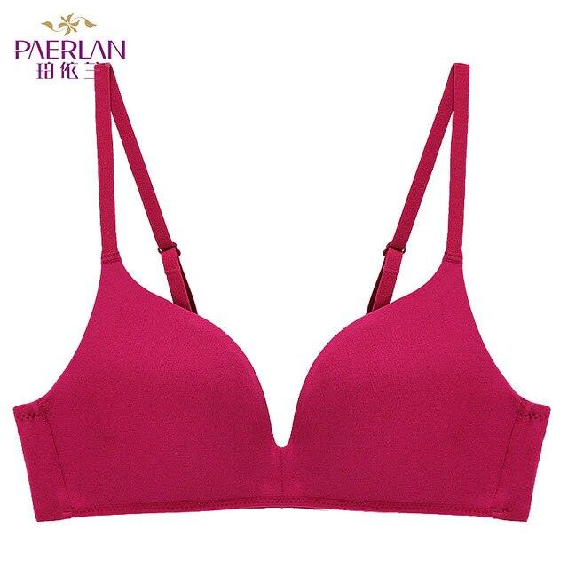 Gorgeous Push Up Sexy Thin Three Quarters 3/4 Cup Bra - Comfortable Seamless Solid Women Underwear (TSB3)