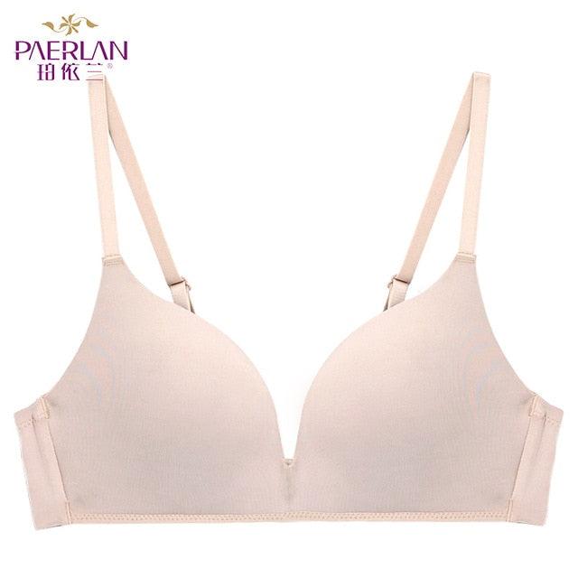 Gorgeous Push Up Sexy Thin Three Quarters 3/4 Cup Bra - Comfortable Seamless Solid Women Underwear (TSB3)