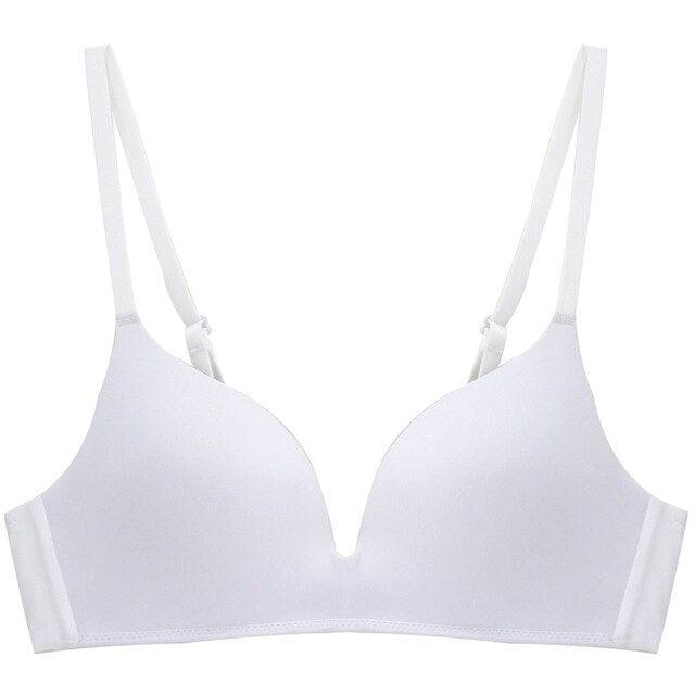Gorgeous Push Up Sexy Thin Three Quarters 3/4 Cup Bra - Comfortable Seamless Solid Women Underwear (TSB3)