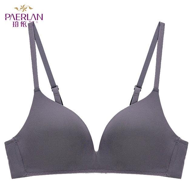 Gorgeous Push Up Sexy Thin Three Quarters 3/4 Cup Bra - Comfortable Seamless Solid Women Underwear (TSB3)