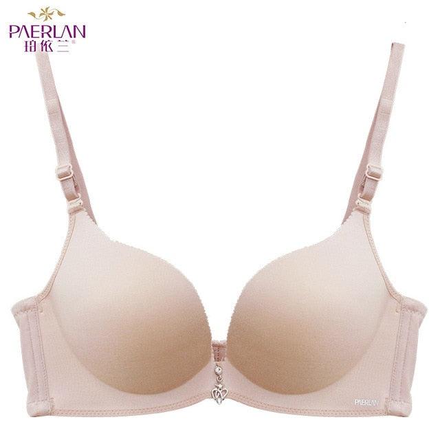Amazing Seamless Wireless Sexy Bra - Push Up - Solid Color - A Piece Of buttons Solid Women's Underwear - 3/4 Cup (TSB3)(TSB2)
