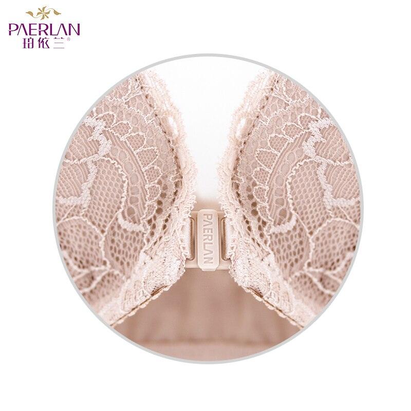 Nice Women's Bra - Floral Lace 1 Piece Small Chest Push Up Bra - Sexy Underwear Bow 3/4 Cup (D27)(TSB3)