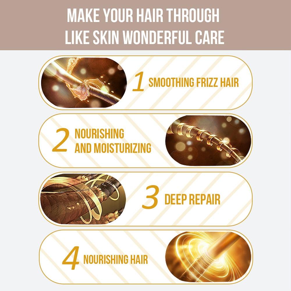 Coconut Oil Hair 50ml Repairs Damage Deep Conditioning Mask Hair Scalp Treatment for Hair Care (BD3)(1U45)(M5)(1U86)