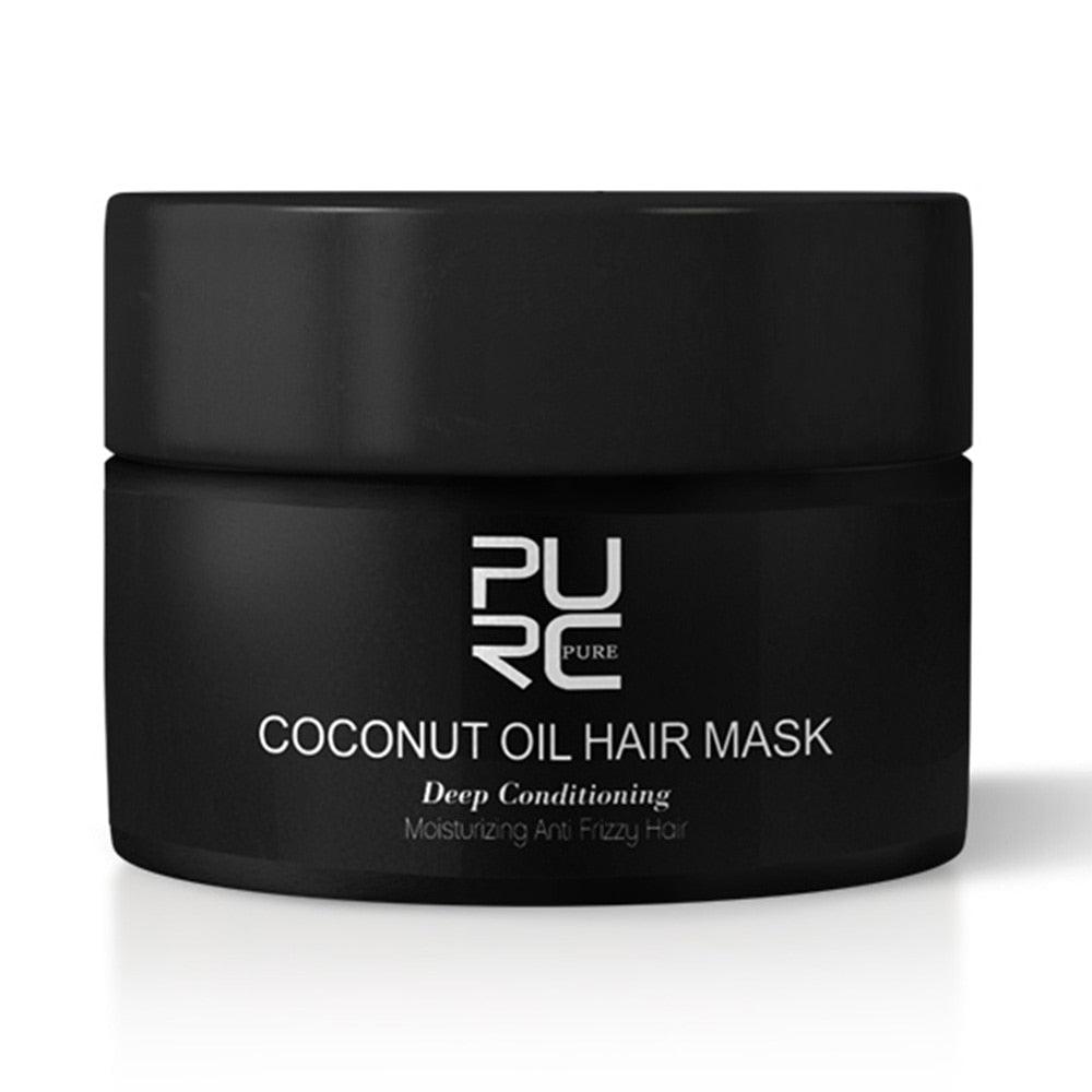 Coconut Oil Hair 50ml Repairs Damage Deep Conditioning Mask Hair Scalp Treatment for Hair Care (BD3)(1U45)(M5)(1U86)