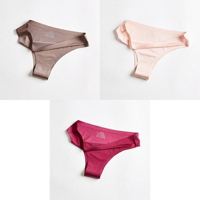 Women's Sexy Underwear - Seamless Female T-back G-string Thongs (TSP1)(F28)