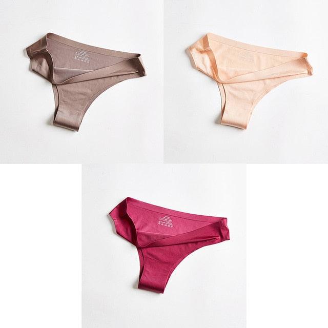 Women's Sexy Underwear - Seamless Female T-back G-string Thongs (TSP1)(F28)
