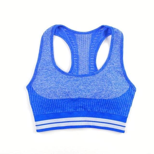 Great Seamless Yoga Fitness Set - Women Sportswear Tank Bra , Leggings Shorts Workout Clothes - Gym Clothing 2 Piece Tracksuit (1U24)