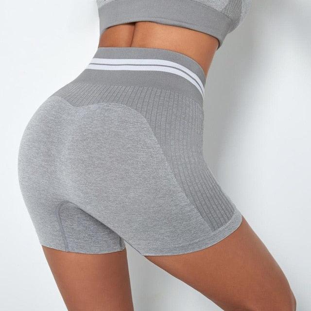 Great Seamless Yoga Fitness Set - Women Sportswear Tank Bra , Leggings Shorts Workout Clothes - Gym Clothing 2 Piece Tracksuit (1U24)