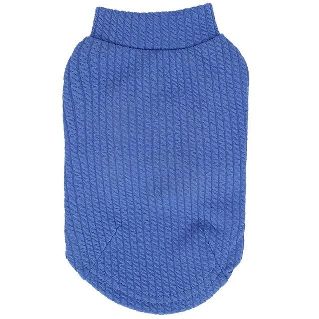 Pet Autumn And Winter Super Soft Thickening Solid-colored Bottom Shirt - Small And Medium Dogs Warm T-shirt (2U69)