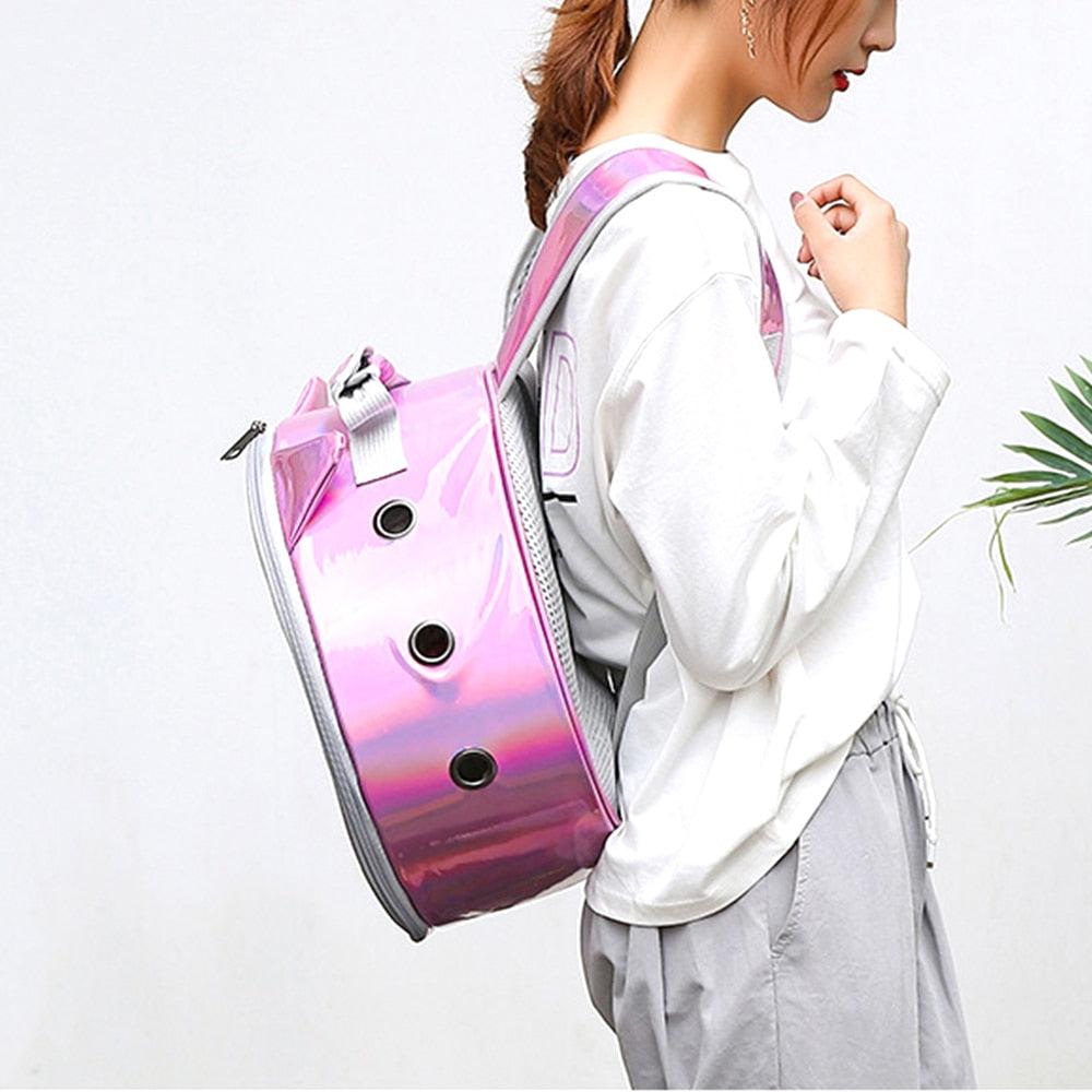 Pet Carrier - Cat Carrying Backpack for Cats Capsule Windows Bag Cats Carrying (D75)(6W4)