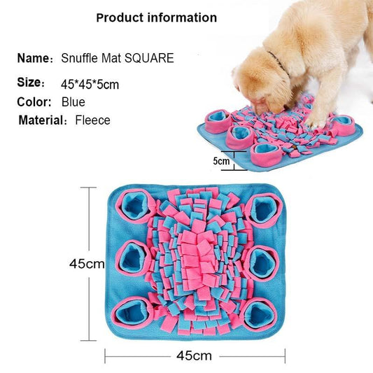 Snuffle Mat Interactive Dog Puzzle Toys - Game Feeder Slow Feeding Pet- Sniffing Mat Training Play Mat (6W3)