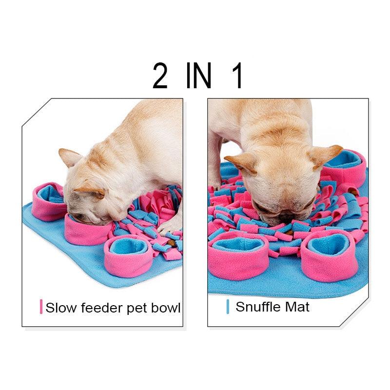 Snuffle Mat Interactive Dog Puzzle Toys - Game Feeder Slow Feeding Pet- Sniffing Mat Training Play Mat (6W3)