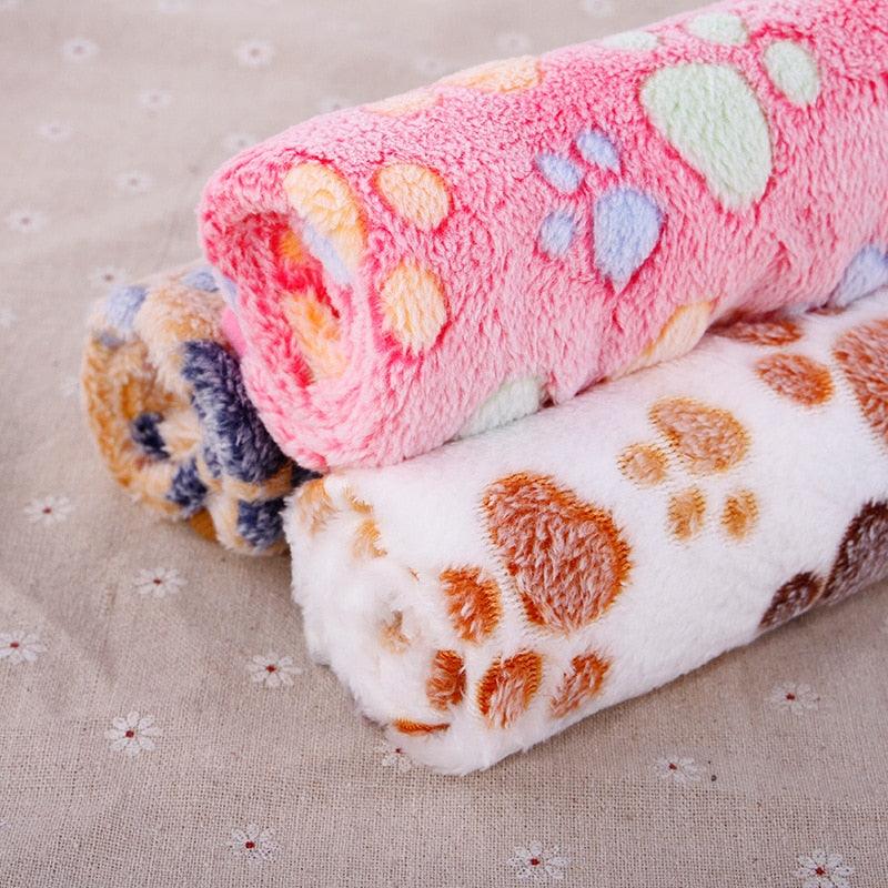 Pet Cat Paw Claw Dog Towel Rug - Pet Mat - Dog Bed Winter Warm Cat Dog Blanket puppy Towel Blanket (D74)(10W3)(6W3)
