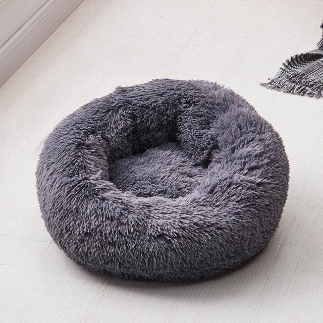 Pet Dog Bed Long Plush Super Soft Pet Bed Kennel Round Dog - House Cat Bed For Dogs Bed (6W3)(4W3)(F74)
