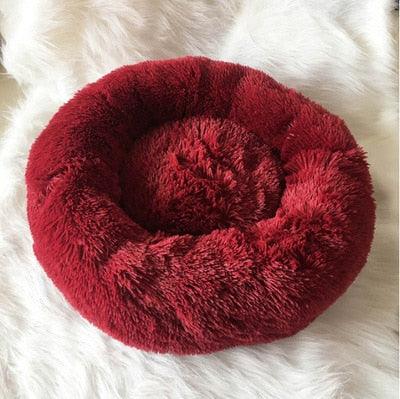 Pet Dog Bed Long Plush Super Soft Pet Bed Kennel Round Dog - House Cat Bed For Dogs Bed (6W3)(4W3)(F74)