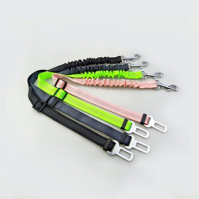 Pet Dog Cat Car Seat Belt - Adjustable Car Leash Harness Seatbelt for Small Medium Dogs - Travel Reflective (2U70)