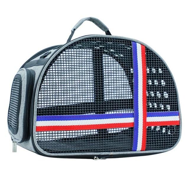 Pet Dog Cat Carrier Bag - Outdoor Travel Pet Handbag - Portable Cat Puppy Shoulder Carrying Bag (5LT1)(F106)