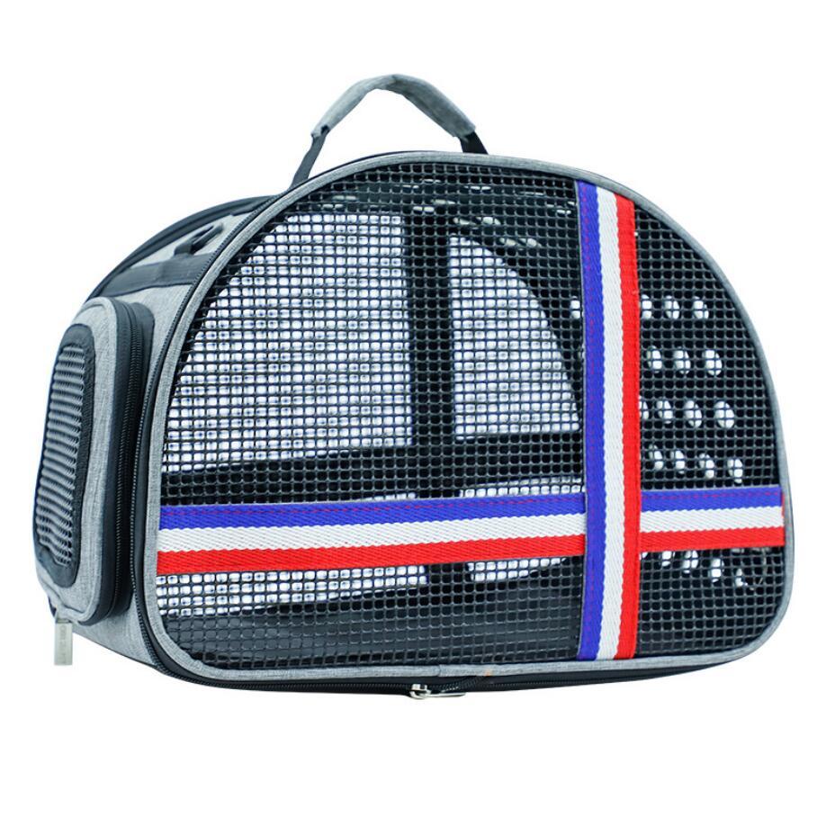 Pet Dog Cat Carrier Bag - Outdoor Travel Pet Handbag - Portable Cat Puppy Shoulder Carrying Bag (5LT1)(F106)