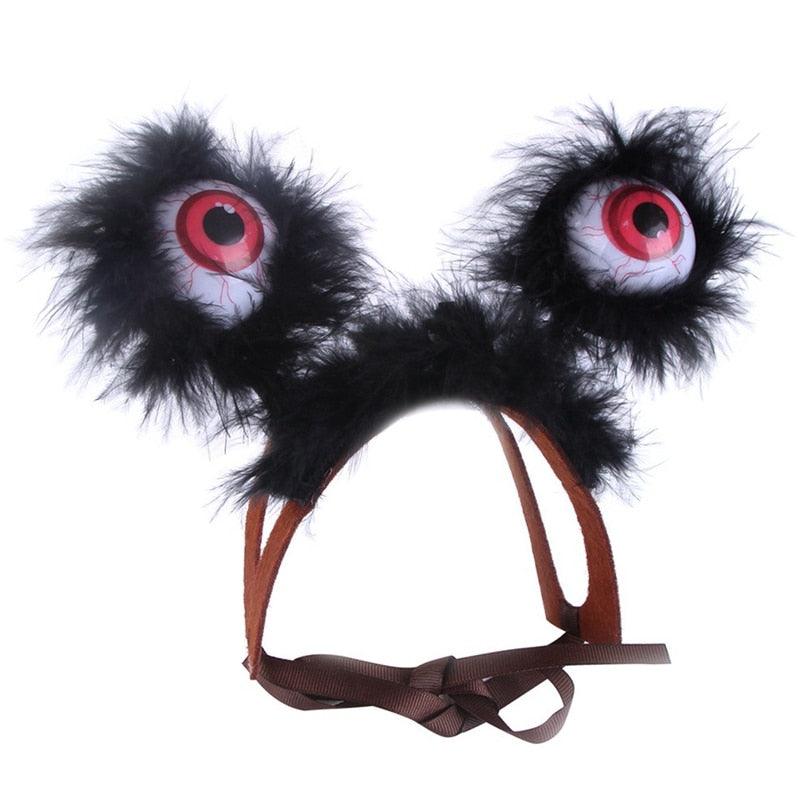 Pet Dog Cats Headdresses For Christmas Halloween Pet Cat Headgear Santa Headwear Hats (2U75)