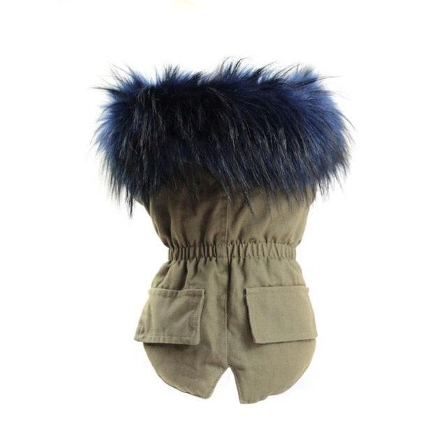 Pet Dog Clothes Winter Coat Jacket Puppy Pug French Bulldog Clothing Poodle Schnauzer Pet Costume Outfit (D75)(3W4)