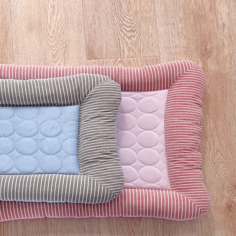 Pet Dog Mats Summer Cooling Bed - Dogs Mat Durable Breathable Blanket Sofa Cushion For Small Medium Dogs (2U74)