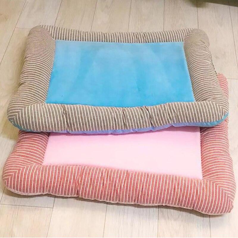 Pet Dog Mats Summer Cooling Bed - Dogs Mat Durable Breathable Blanket Sofa Cushion For Small Medium Dogs (2U74)