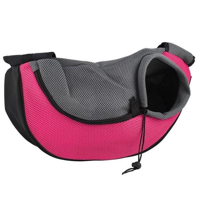 Great Pet Puppy Carrier - Outdoor Travel Handbag - Pouch Mesh Oxford Single Shoulder Bag (D79)(5LT1)