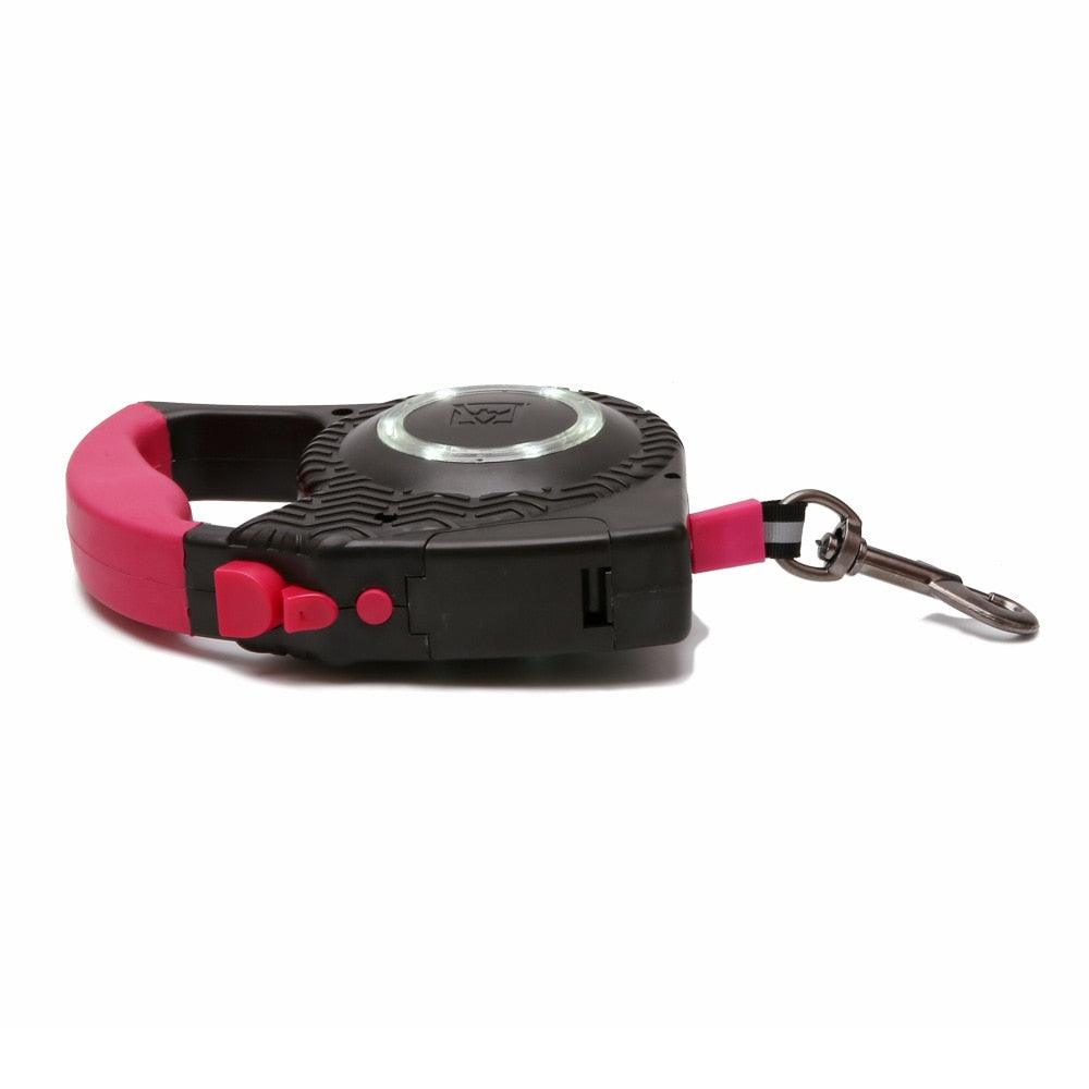 Pet Retractable Dog Cat Leash - LED Flexible Leash Puppy Cat Automatic Lead For Big Dog and Cat (D75)(4W4)(2W1)